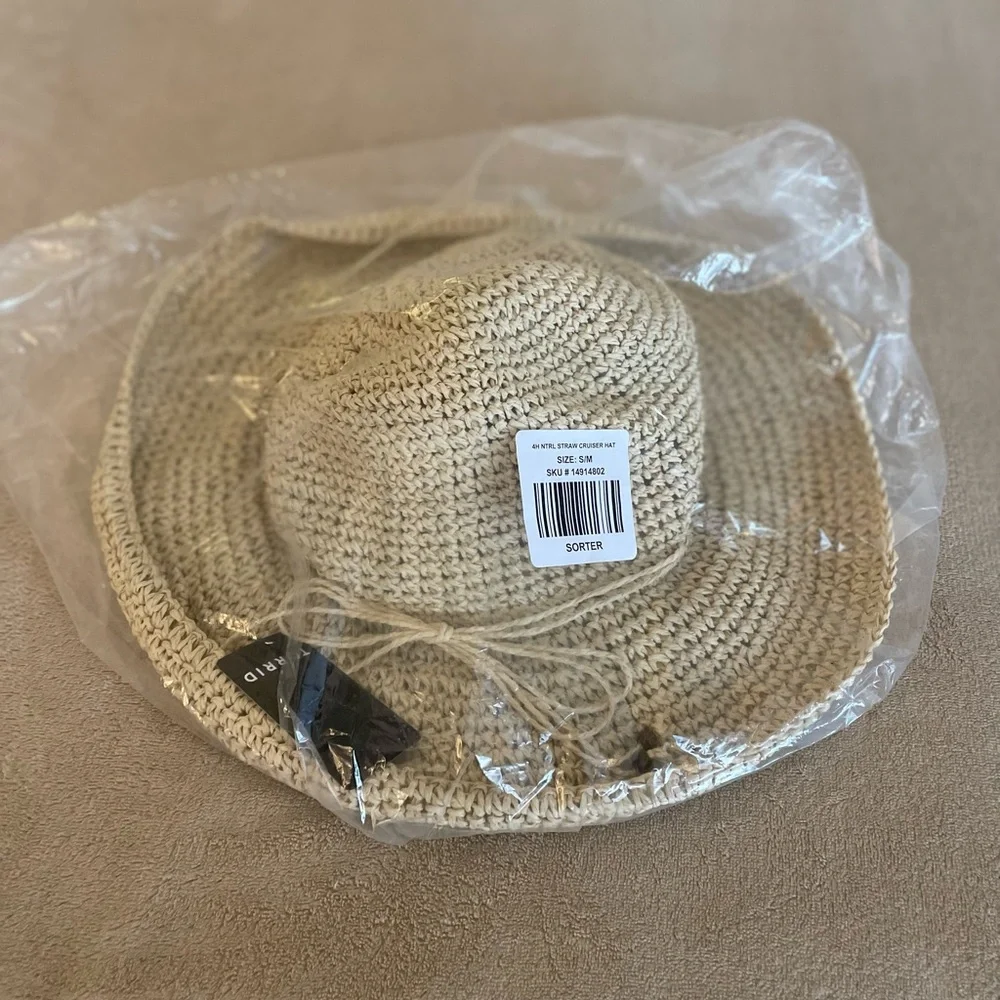 Torrid Natural Straw Cruiser Hat - Size S/M - Picture 6 of 6